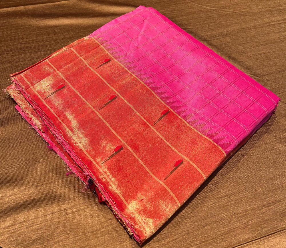 Triple Muniya Checks Paithani